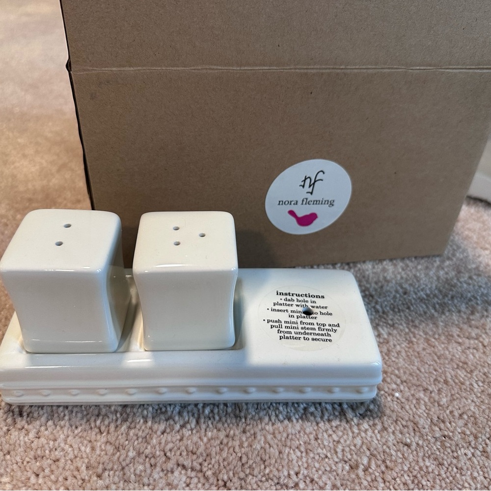 RETIRED: Nora Fleming Salt and Pepper Set